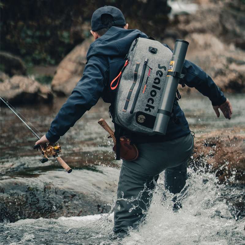 Mochila de pesca voladora de corriente al aire libre de 14L