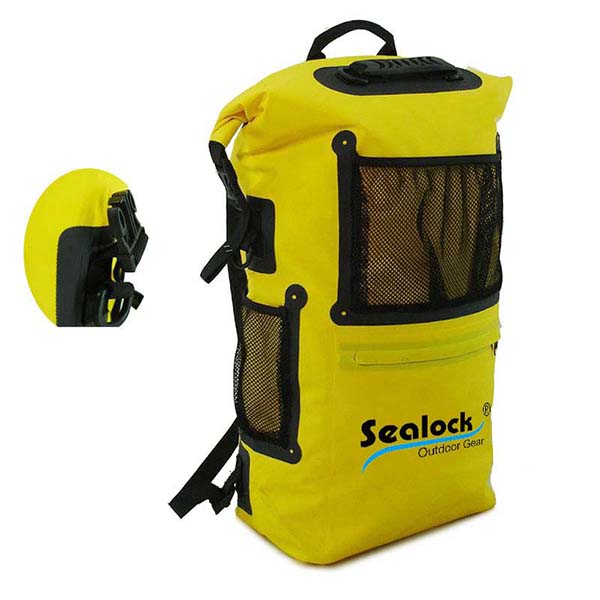 30l Amarillo Impermeable Cámping Mochila