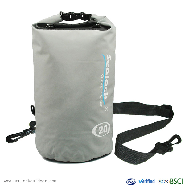 Impermeable Seco Bolso 20 litros Con gris