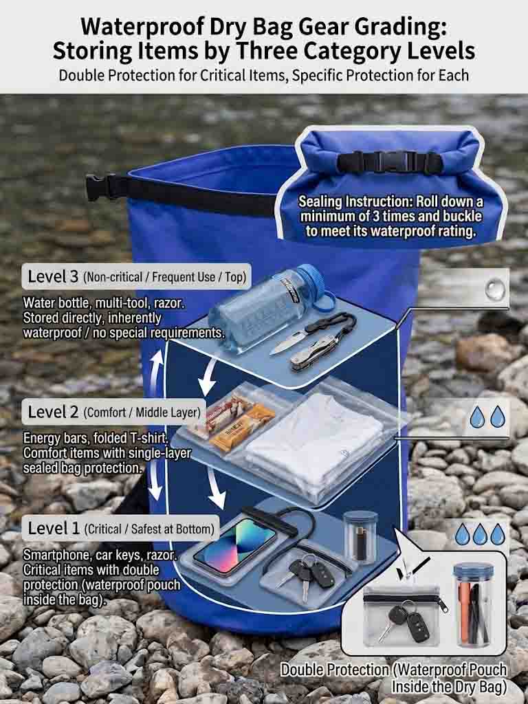 Cómo mantener seco su equipo mientras navega en kayak (más allá de una simple bolsa seca)