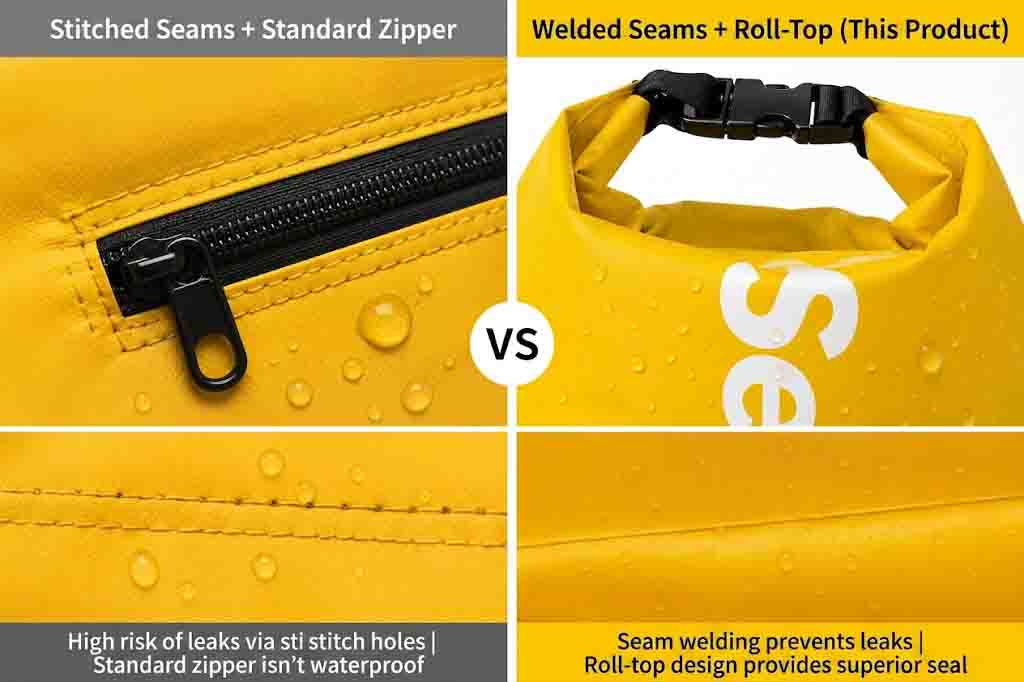 Mochila impermeable versus resistente al agua: ¿cuál necesitas realmente?