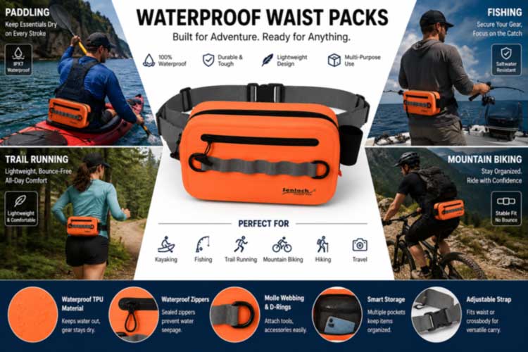 Riñonera impermeable OEM para marcas de exteriores