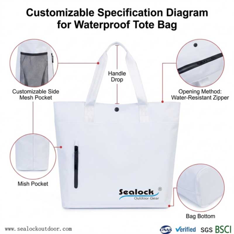Guía de personalización de bolsas de asas impermeables OEM