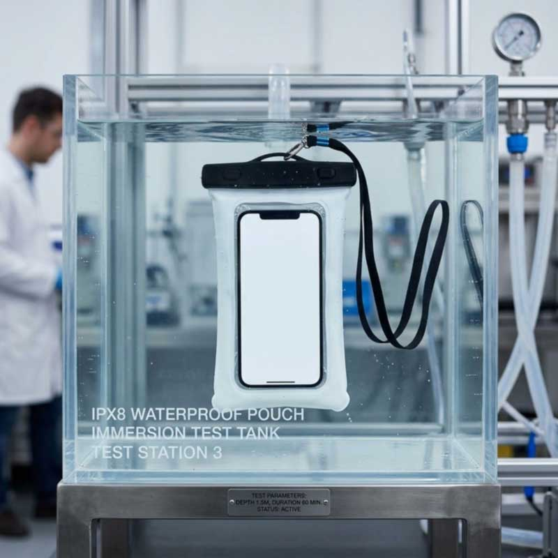 Cómo se prueban las fundas impermeables para teléfonos
