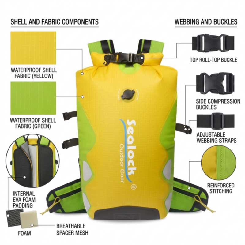Guía de materiales para mochilas impermeables