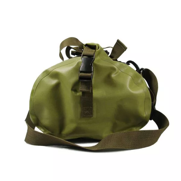 Bolsa de lona impermeable verde de 45 l