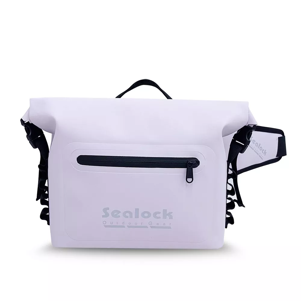 Riñonera impermeable con parte superior enrollable